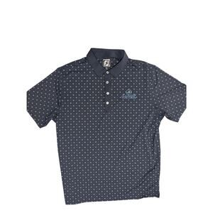 FootJoy men's golf polo geometric custom 2022 Men's Invitational logo embroidery